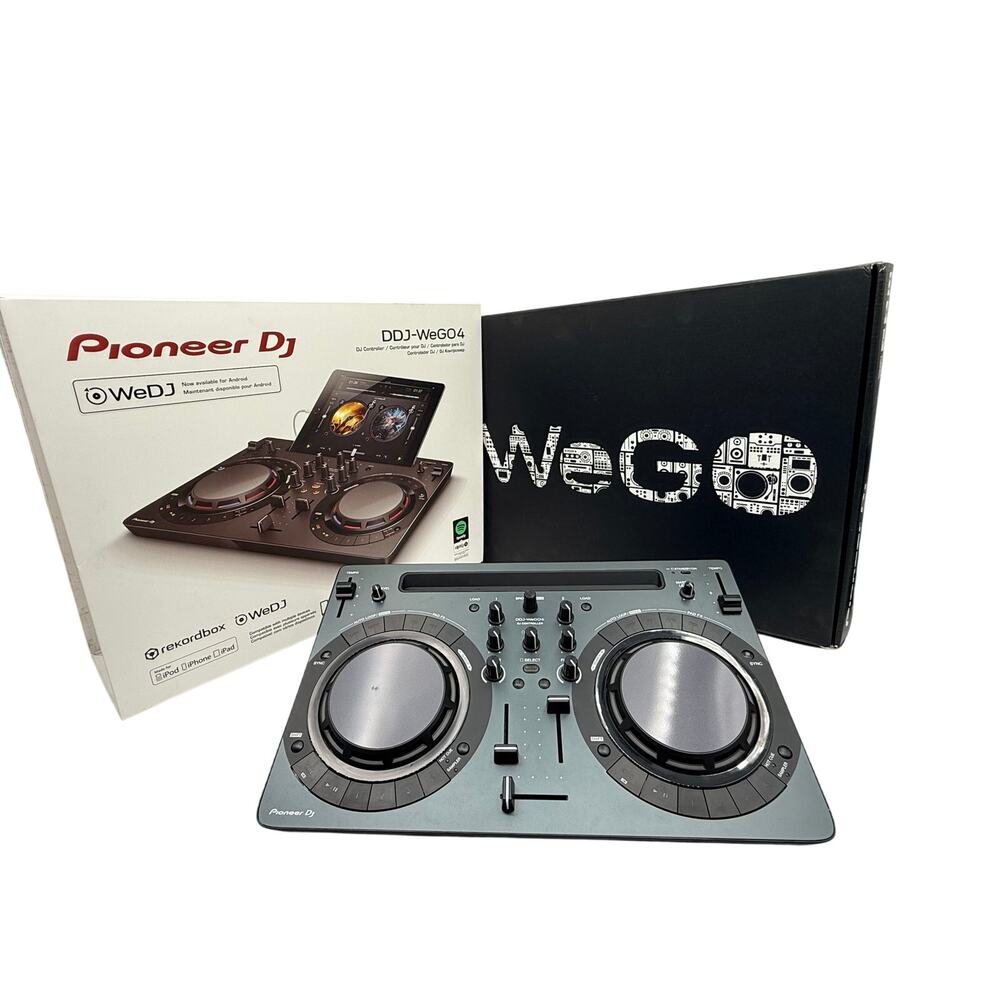 Pioneer DJ DDJ-WeGO4-W Digital DJ Controller with  Box